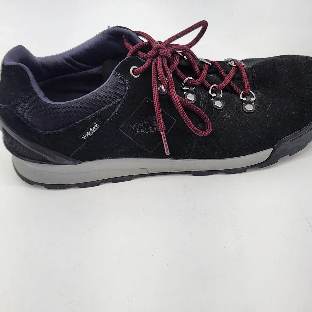 The North Face Hiking Shoes Men's 10 HydroSeal Ortholite Black Red Trail